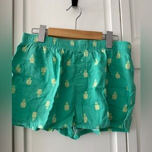 Victoria’s Secret Pink Pineapple Sleep Shorts Size S Lounge Pajama Shorts
